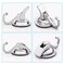 No drill suction cup hooks for bathroom 2 Pack Shower Towel Suction Hooks, Wall Mount Towel Holder, Silver